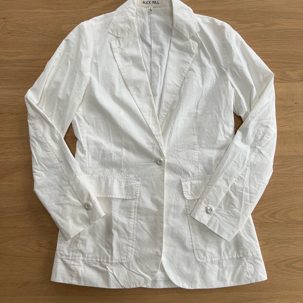 Alex Mill Women's White Blazer